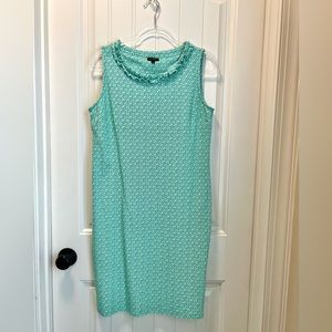 Talbots ruffle neck sundress